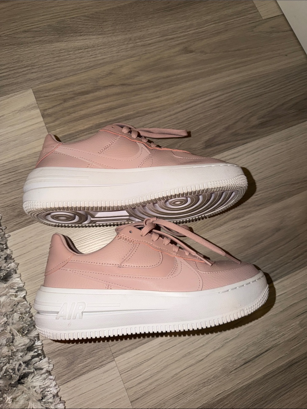 Nike Women's Platform Sneakers in Pink and White